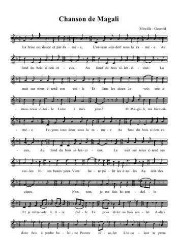 Chanson de Magali, Mireille